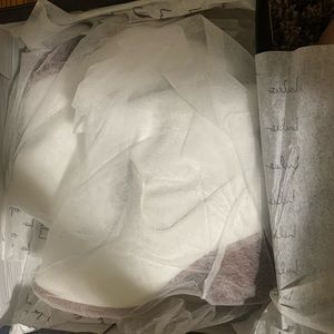 Brand New in the box Lulu Knee High White Cowboy Boots